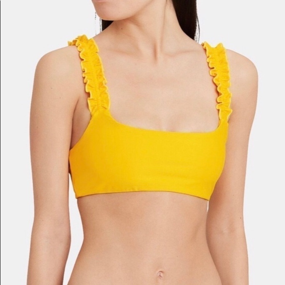 Nwt Ellejay Lanai ruffled swim top Size L